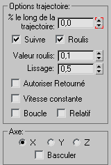 parametre trajectoire